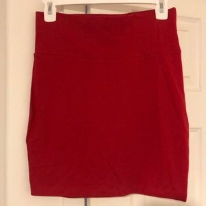 Red Mini Skirt